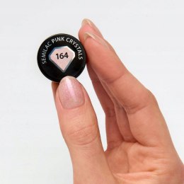 Semilac UV Hybrid 164 Pink Crystals lakier hybrydowy 7ml