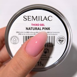 Semilac Żel Budujący Thixo Gel Natural Pink 15 g