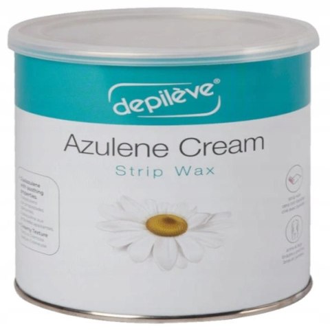 WOSK DO DEPILACJI TWARZY NOSA DEPILEVE MIĘKKI W PUSZCE AZULENOWY 400 g
