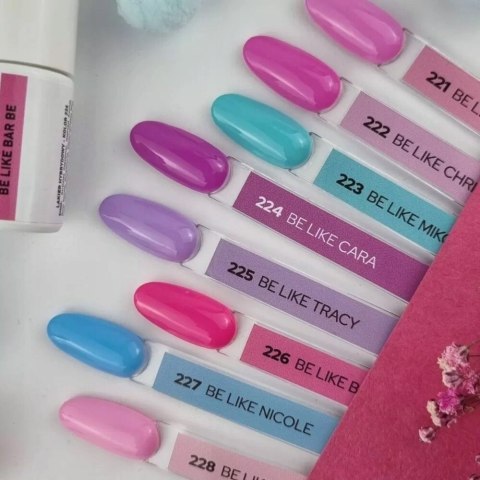 YOSHI Lakier Hybrydowy Be Like Christina 222 Kolekcja Be like Barbie 6ml