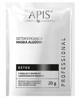 APIS Maska algowa z węglem z bambusa DETOKSYKUJĄCA 20g