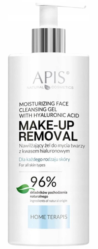 APIS Nawilżający żel do mycia twarzy z kwasem hialuronowym 300ml