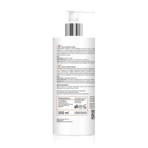 APIS RETIN-AMBRE SYNERGY tonik przygotowujący do eksfoliacji - 500ml