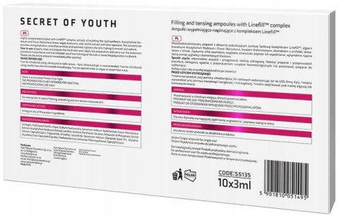 APIS Secret of Youth Ampułka z Kompleksem Linefill 1 x 3ml