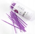 Aplikatory Do Rzęs FIOLETOWE 100 szt. Szczoteczki Brush 1mm