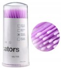 Aplikatory Do Rzęs FIOLETOWE 100 szt. Szczoteczki Brush 1mm