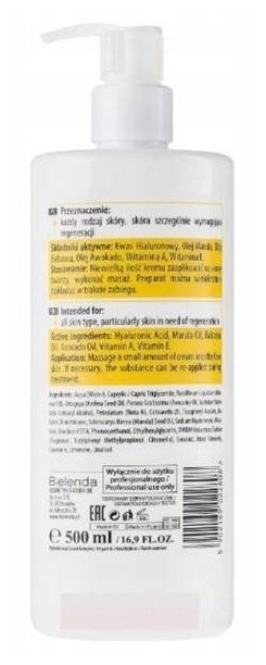 BIELENDA Odżywczy krem do masażu twarzy odżywczy 500 ml
