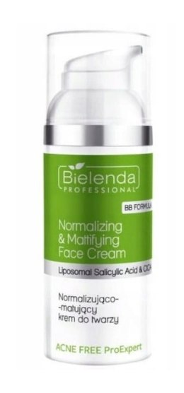 BIELENDA PROFESSIONAL Krem matujący do twarzy ACNE FREE dzień i noc 50 ml