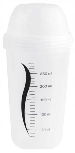 BIELENDA PROFESSIONAL Shaker do masek algowych 13 cm biały