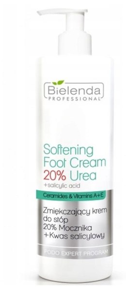 BIELENDA Professional Zmiękczający krem do stóp 20% mocznika 500 ml