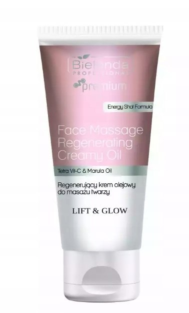BIELENDA Regenerujący krem olejowy do masażu twarzy LIFT&GLOW 175ml