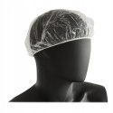 Czepki foliowe z gumką jednorazowe ochronne fryzjerskie kosmetyczne 100szt