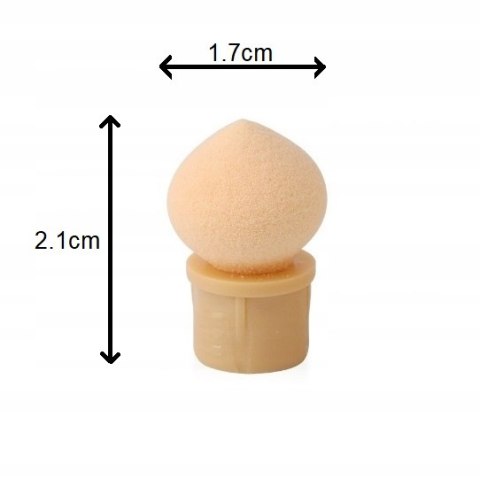 Gąbeczka do nakładania pyłku ombre manicure opakowanie 10 sztuk