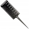 XHAIR Grzebień fryzjerski do zabiegów czarny do pasemek XH000005