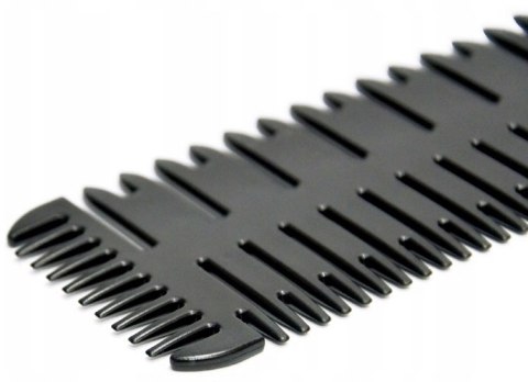 XHAIR Grzebień fryzjerski do zabiegów czarny do pasemek XH000005