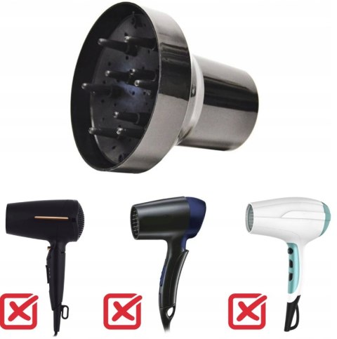XHAIR UNIWERSALNY DYFUZOR DO SUSZARKI FRYZJERSKIEJ DO LOKÓW