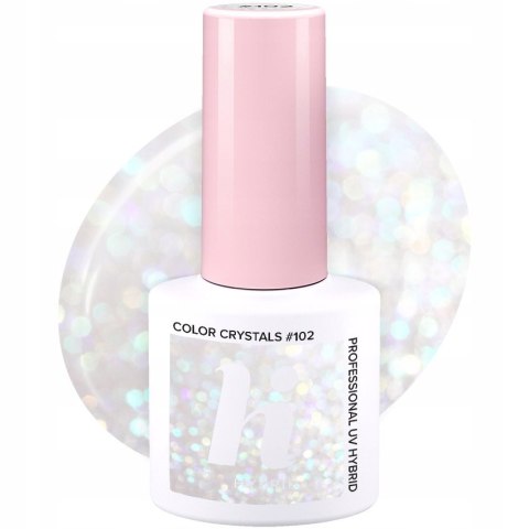 HI HYBRID Lakier hybrydowy Color Crystals 5 ml 102