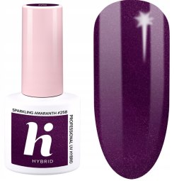 HI HYBRID Lakier hybrydowy lakier kolorowy Fiolet 5ml 258