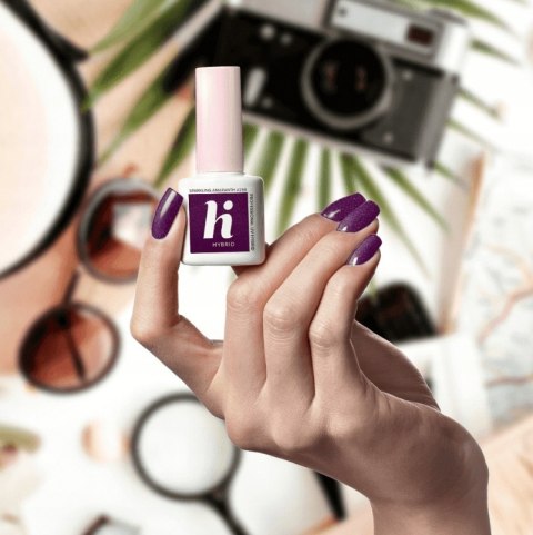 HI HYBRID Lakier hybrydowy lakier kolorowy Fiolet 5ml 258