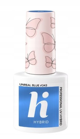 HI HYBRID Lakier hybrydowy lakier kolorowy UNREAL BLUE 5 ml 343