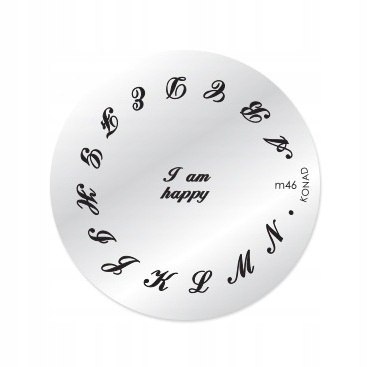 Konad płytki ze wzorkami do stempli MIX różne wzory