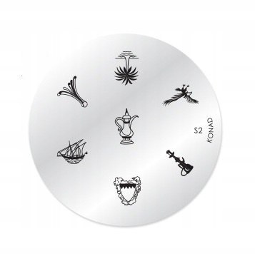 Konad płytki ze wzorkami do stempli MIX różne wzory