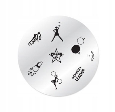 Konad płytki ze wzorkami do stempli MIX różne wzory