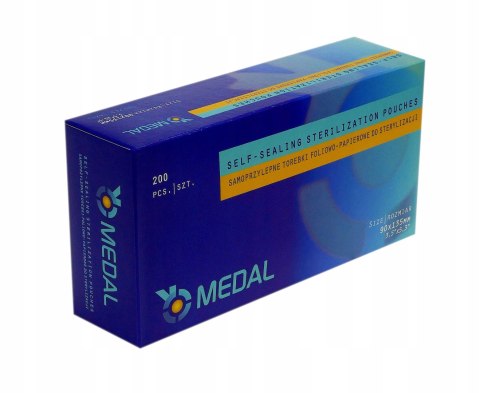MEDAL Torebki do sterylizacji AUTOKLAW 9 x 13,5 cm 200 szt.