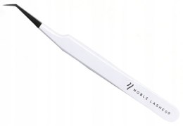 NOBLE LASHES Pęseta do rzęs White L VOLUME Penseta
