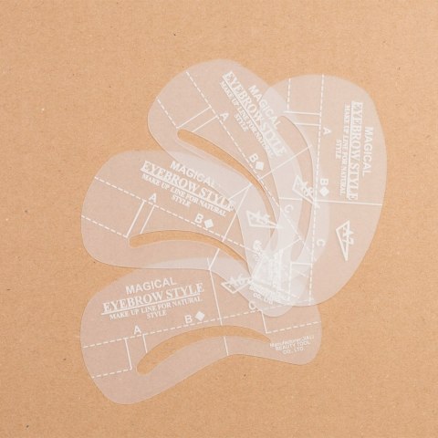 NOBLE LASHES SZABLONY DO STYLIZACJ BRWI 4 SZTUKI