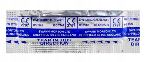 OSTRZE CHIRURGICZNE SWANN MORTON ROZM. 10, 10SZT