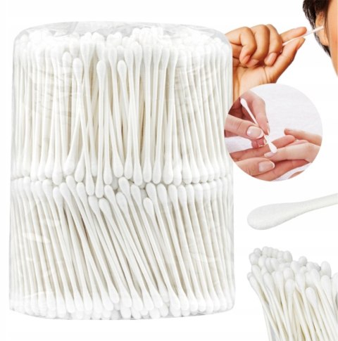 PATYCZKI KOSMETYCZNE BAWEŁNIANE 1000 SZT