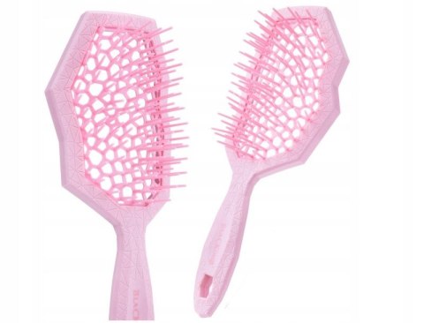 PONIKS SZCZOTKA EKOLOGICZNA DO ROZCZESYWANIA WŁOSÓW RÓŻOWA