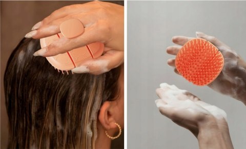 Poniks Masażer Do Mycia Głowy Masek Wcierek Antybakteryjna Peeling DS309