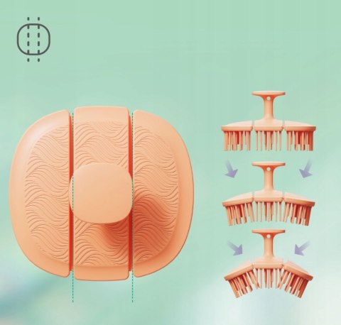 Poniks Masażer Do Mycia Głowy Masek Wcierek Antybakteryjna Peeling DS309