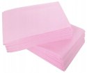 Prześcieradło Podkład Podkłady z Włókniny Różowe Ochronne 215x100 10 sztuk
