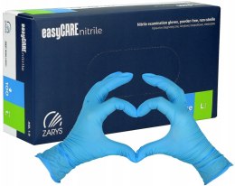 RĘKAWICZKI NITRYLOWE NIEBIESKIE ZARYS 100SZT ROZMIAR L