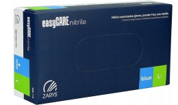 RĘKAWICZKI NITRYLOWE NIEBIESKIE ZARYS 100SZT ROZMIAR L