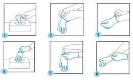 Rękawiczki Nitylowe Bezpudrowe Czarne Jednorazowe 100szt Rozmiar XL Abena