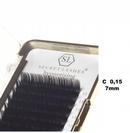 SECRET LASHES RZĘSY HYPNOTIZING C 0,15 DŁUGOŚĆ 7