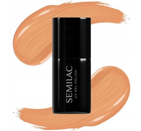 SEMILAC Apricot Crush Lakier Hybrydowy do paznokci 7ml Brzoskwiniowy 600