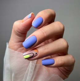 SEMILAC Dark Jeans Lakier Hybrydowy do paznokci 7ml Pastelowy Neon 602