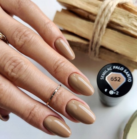 SEMILAC LAKIER HYBRYDOWY 652 PALO SANTO 7ML