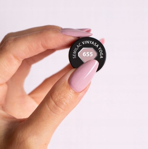 SEMILAC LAKIER HYBRYDOWY 655 VINYASA YOGA 7ML