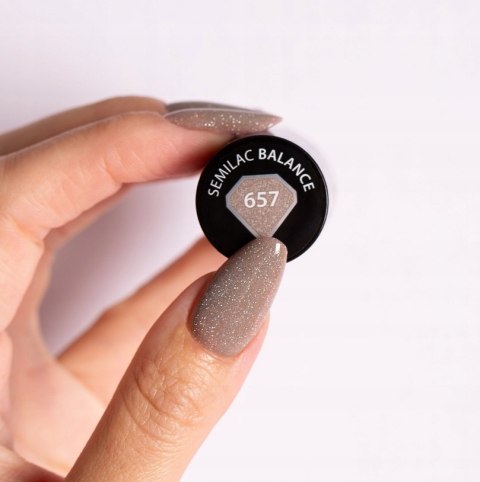 SEMILAC LAKIER HYBRYDOWY 657 BALANCE 7ML