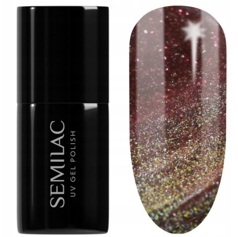 SEMILAC LAKIER HYBRYDOWY 824 DIGITAL RED 7ML