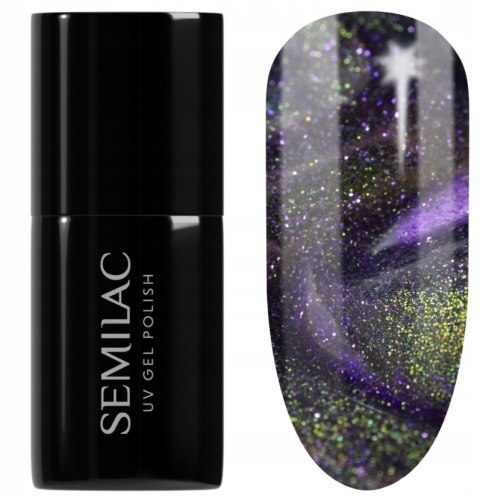 SEMILAC LAKIER HYBRYDOWY 825 CYBER VIOLET 7ML