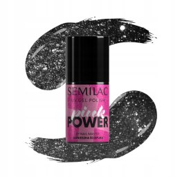 SEMILAC LAKIER HYBRYDOWY A705 BLACK OPAL 7ML