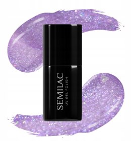 SEMILAC LAKIER HYBRYDOWY DO PAZNOKCI - 499 VIOLET VIBES - 7ml