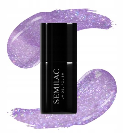 SEMILAC LAKIER HYBRYDOWY DO PAZNOKCI - 499 VIOLET VIBES - 7ml